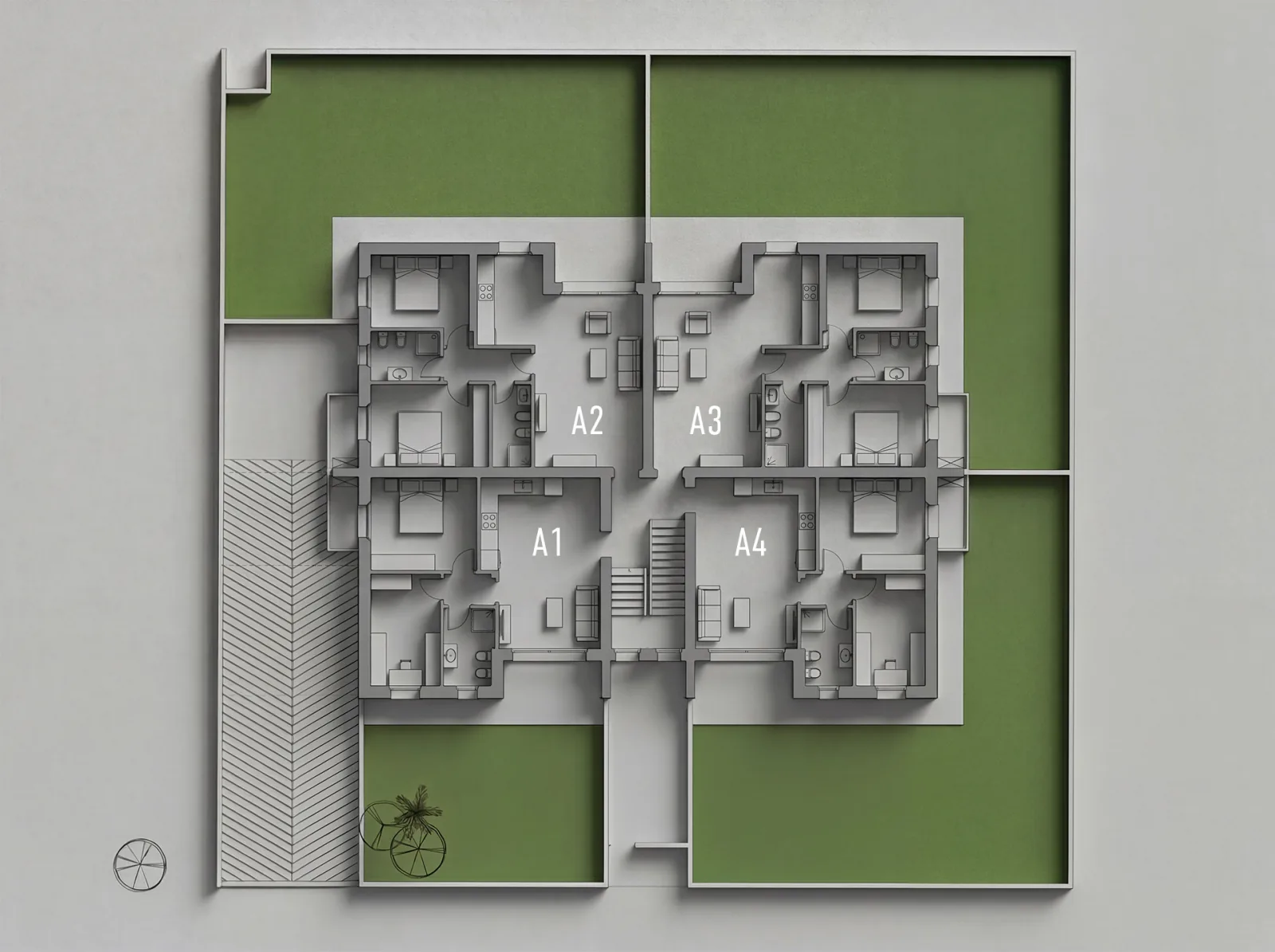 Residenze con Giardino